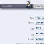 Sistema de cadastro de clientes