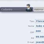 Tela do Sistema