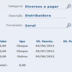 Tela do Sistema