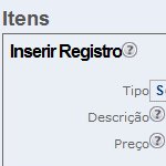 Sistema cadastro