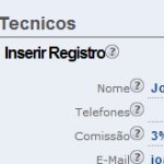 Tela do Sistema